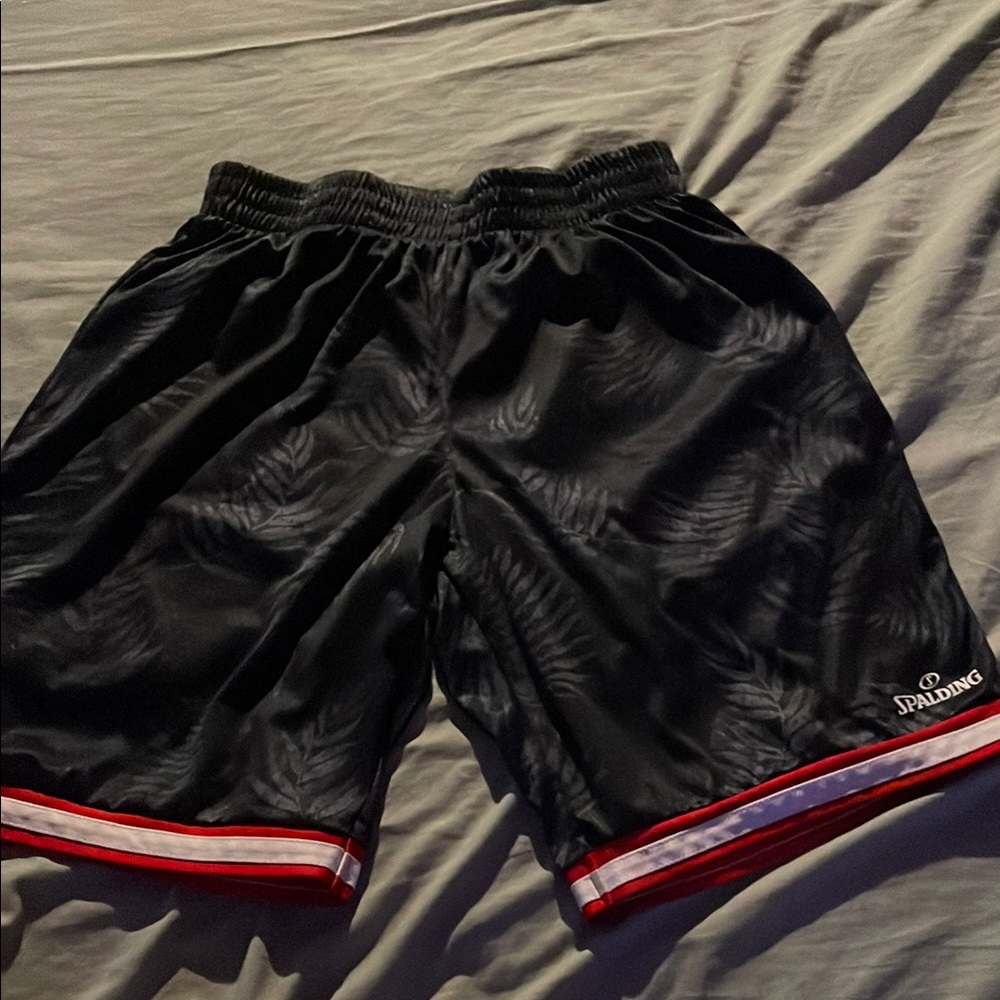 Spalding Black Men's Shorts